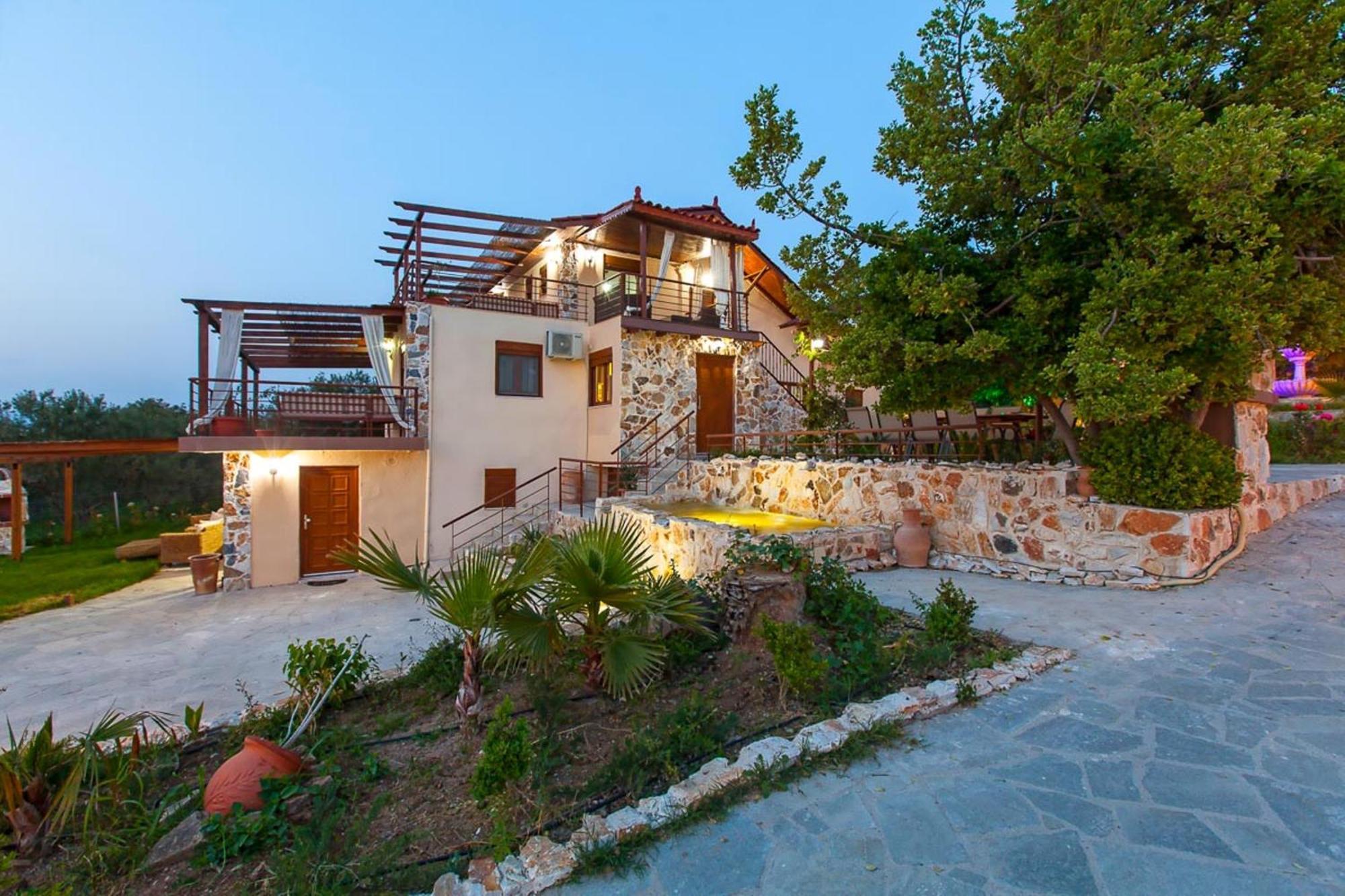 Villa Laskari Sea View Nea Moudania Ngoại thất bức ảnh